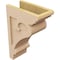 Ekena Millwork 6"W x 12"D x 18"H Classic Mayflower Rough Cedar Woodgrain TimberThane Corbel, Primed Tan CORUR06X12X18MAYRCPR - alternate 2